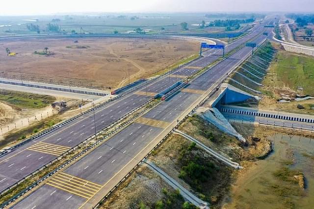 Purvanchal Expressway in UP. A Representative Image. (ndian Oil Corp)