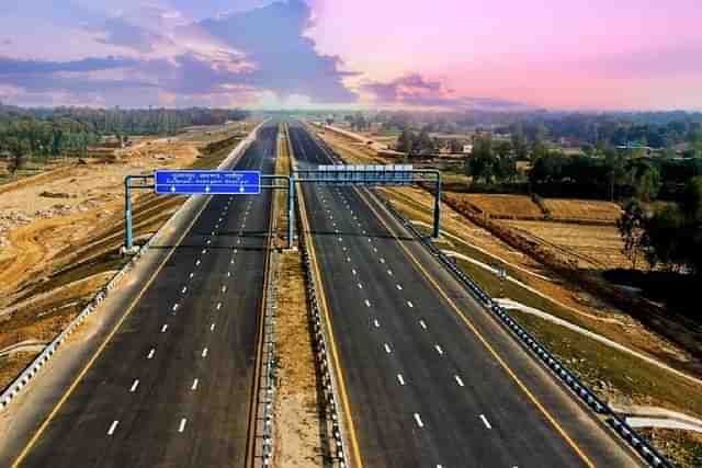 Purvanchal Expressway in UP (Pic Via Twitter)