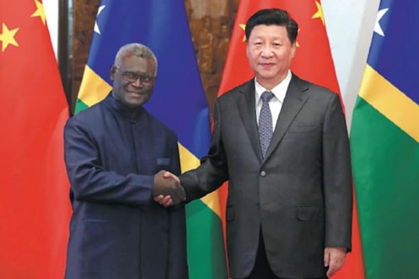 Xi Jinping-Sogavare