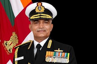 Indian Navy Chief Admiral R Hari Kumar (Pic Via Twitter)