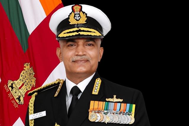 Indian Navy Chief Admiral R Hari Kumar (Image Via Twitter)