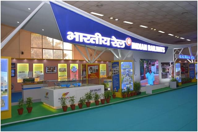 Indian Railways at the India International Trade Fair in New Delhi.