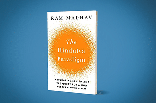 The cover of Ram Madhav's book The Hindutva Paradigm: Integral Hinduism and the Quest for a Non-Western Worldview.