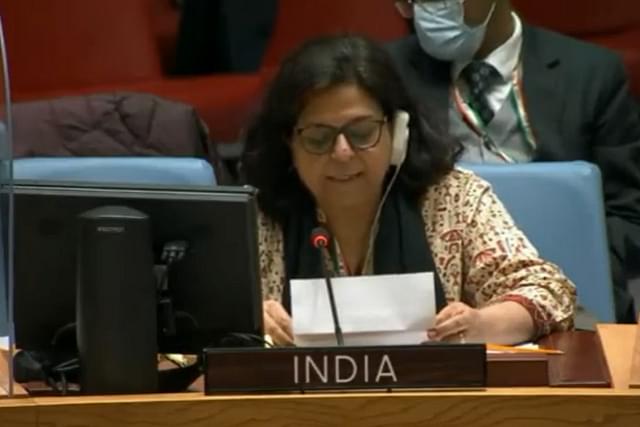 Counsellor in India's Permanent Mission to the UN Kajal Bhat 