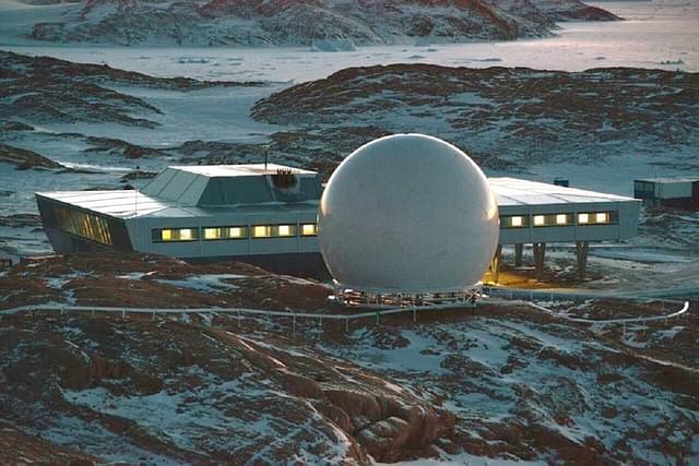 India's Bharati Research Station in Antarctica.
