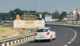 Prepreations underway for the imauguration of the Purvanchal Expressway. (Prakhar Gupta/Swarajya)