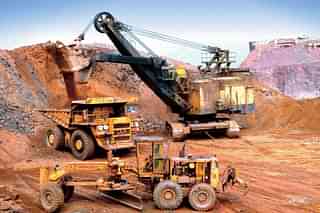  A view of Earth movers at KIOCL mines (Kudremukh Iron Ore Company Limited) (representative image)  (Deepak G Pawar/The India Today Group/Getty Images)
