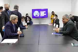 US Climate Envoy John Kerry with Union Minister Bhupender Yadav