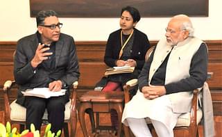 Vinod Dham, Father of the Pentium, with Prime Minister Narendra Modi