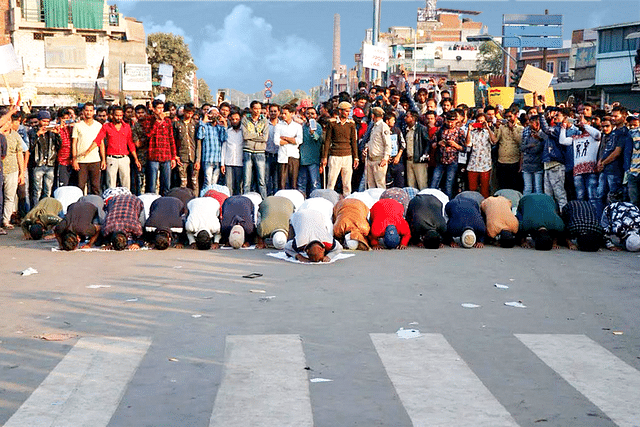 Namaz on highway. (representative image) 