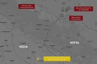 The submarine-hunting aircraft appeared to be heading towards India's boundary with Tibet in Uttarakhand. (@detresfa_/Twitter)