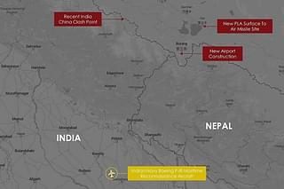 The submarine-hunting aircraft appeared to be heading towards India's boundary with Tibet in Uttarakhand. (@detresfa_/Twitter)