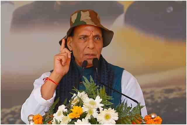 Union Defence Minister Rajnath Singh in Dehradun (Facebook) 