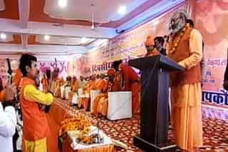 Sadhus at the conclave.