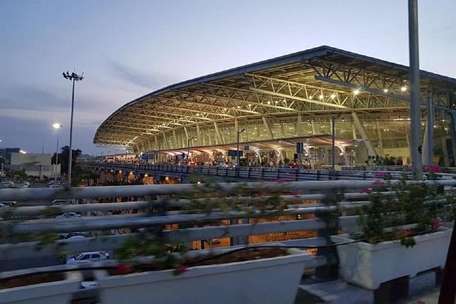 Chennai airport. (image via Sonak Sasmal/Facebook)