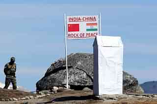 An Indian Army soldier at Bumla pass, at the India-China border in Arunachal Pradesh.  (GettyImages).