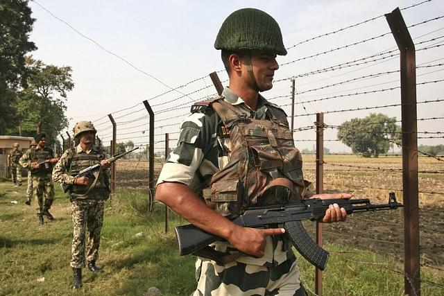 BSF personnel guarding India’s border. (representative image)
