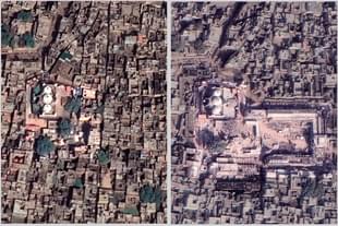 What the Kashi Corridor project achieves is visible (Left 2016 March, Right 2021 April)