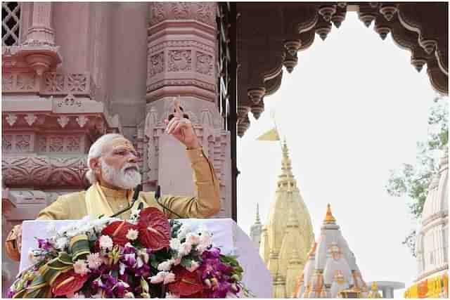 Prime Minister Narendra Modi at the Kashi Vishwanath corridor complex (PMO) 