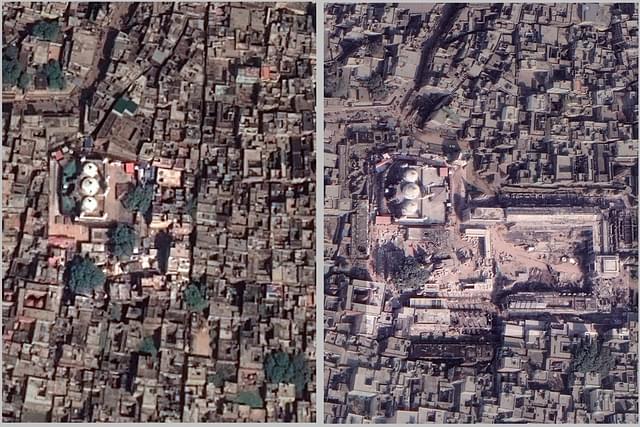 What the Kashi Corridor project achieves is visible (Left 2016 March, Right 2021 April)