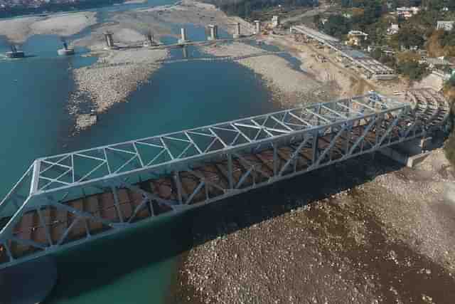 Rishikesh-Karnaprayag Railway line bridge (Twitter)