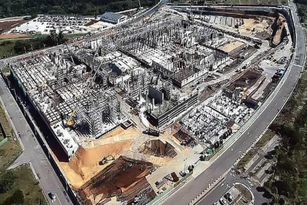 Powerchip's upcoming 12-inch fab in Taiwan's Tongluo Science Park.