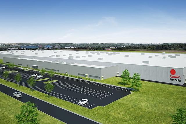 First Solar 1 million square foot facility Ohio
