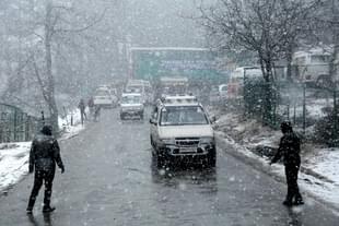 Snowfall in Kashmir