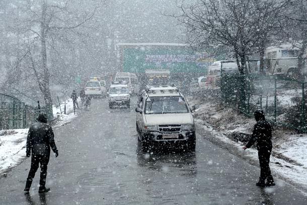 Snowfall in Kashmir