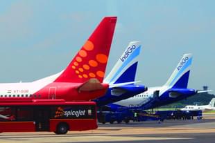 Aeroplanes of various airlines parked at the IGI airport. (Representative Image) (Ramesh Pathania/Mint via Getty Images)