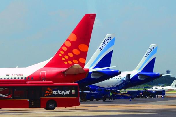 Aeroplanes of various airlines parked at the IGI airport. (Representative Image) (Ramesh Pathania/Mint via Getty Images)