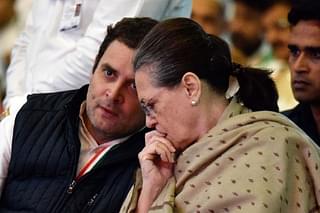 Sonia Gandhi and Rahul Gandhi (Mohd Zakir/Hindustan Times via Getty Images)