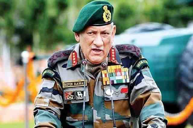 General Bipin Rawat (Pic Via Twitter)