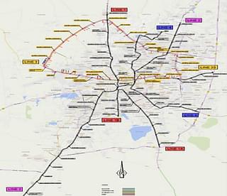 Indore Metro Route Map