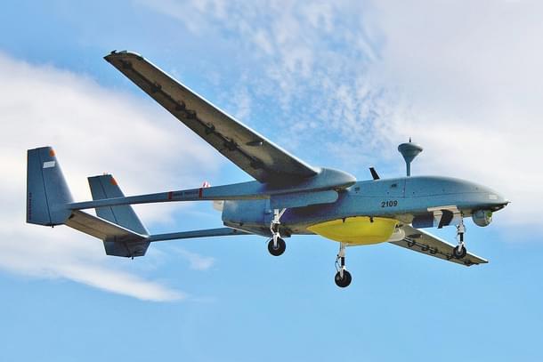 Israel Aerospace Industries (IAI) Heron drones. (Pic Via Wikipedia)