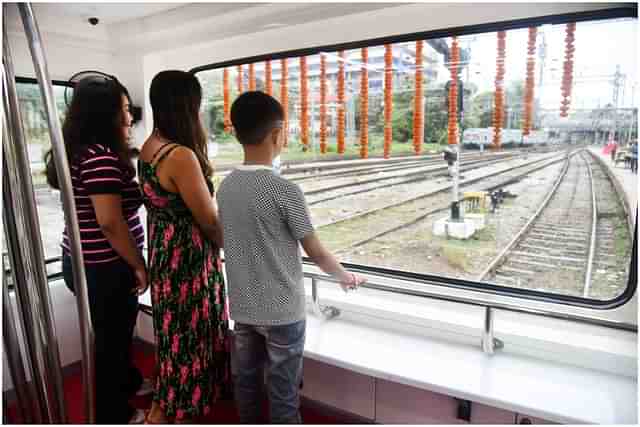 A view from the Vistadome coaches.