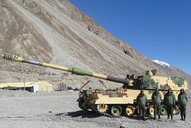Indian Army's K9 Vajra in Ladakh. 