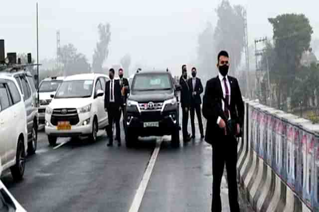 PM Modi's cavalcade 