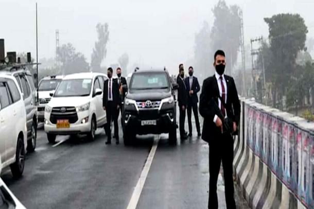 PM Modi's cavalcade
