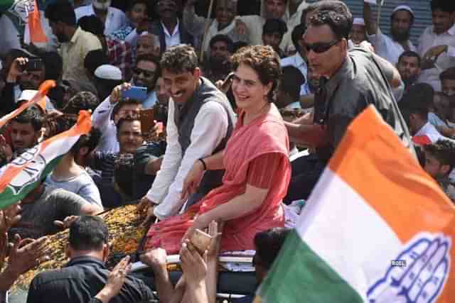 Imran Masoood With Priyanka Gandhi