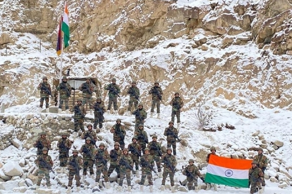 Indian Army troops at Galwan. (Representative Image)