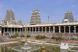 Meenakshi Sundareshwar Temple in Madurai.