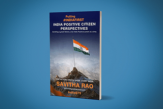The cover of Savitha Rao’s book Putting #IndiaFirst — India Positive Citizen Perspectives 