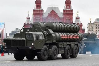 S-400 Triumf advanced surface-to-air missile defence system.