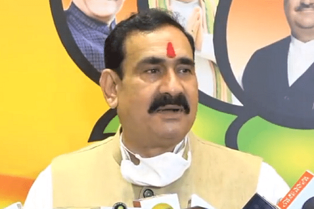 Madhya Pradesh Home Minister Narottam Mishra 