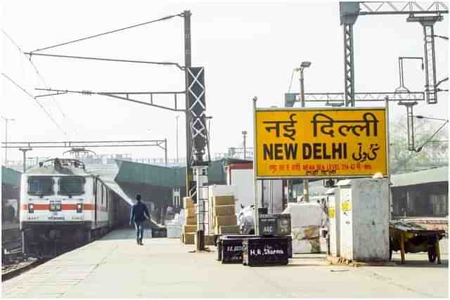 New Delhi railway station.