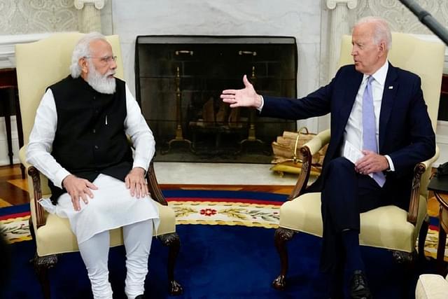 PM Narendra Modi and US President Joe Biden
