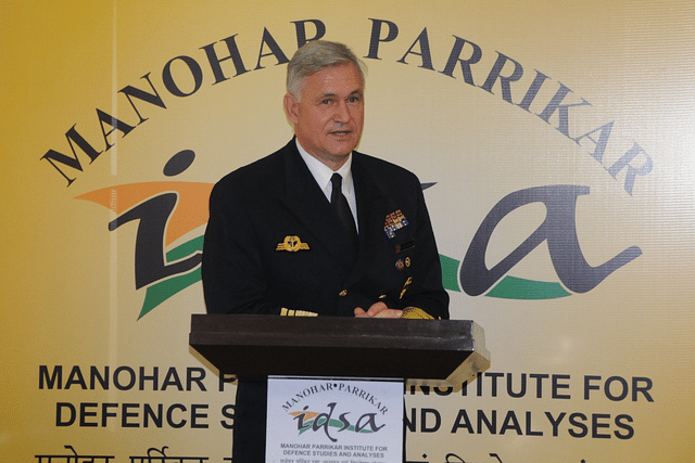 Vice Admiral Kay-Achim Schönbach (Photo: Manohar Parrikar IDSA/Twitter)