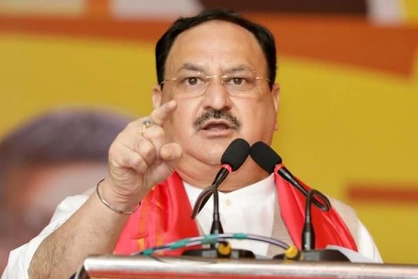 BJP President J P Nadda. (Twitter).