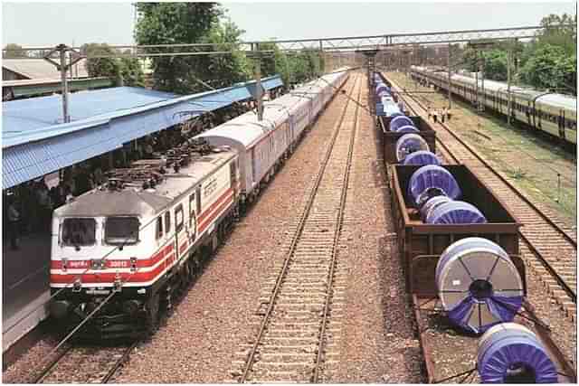 Railway cargo.